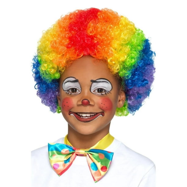 Rainbow Clown Kids Wig One Size